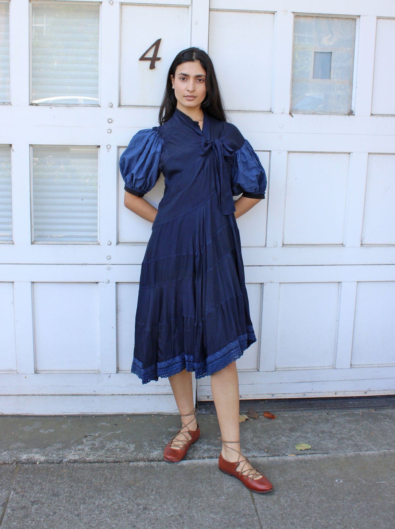 Comme des Garçons Balloon Sleeve Dress