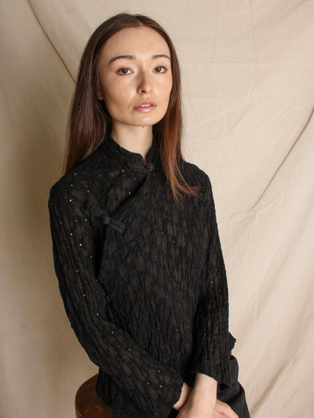Comme des Garçons Eyelet Top