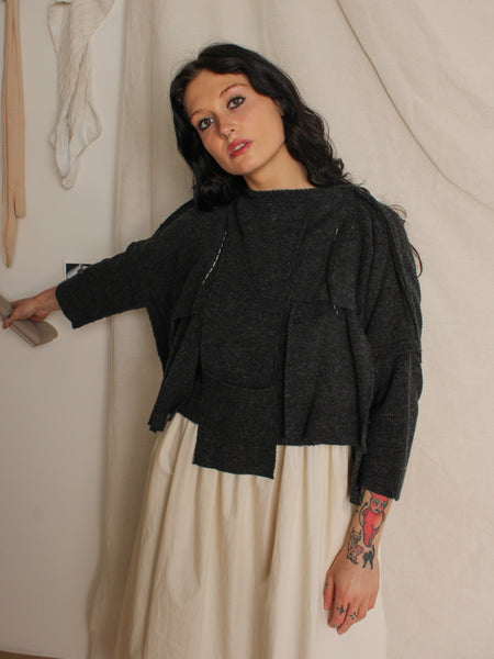 Comme des Garçons Patchwork Sweater Dress