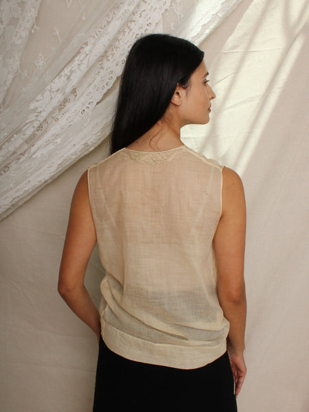20s Embroidered Shell
