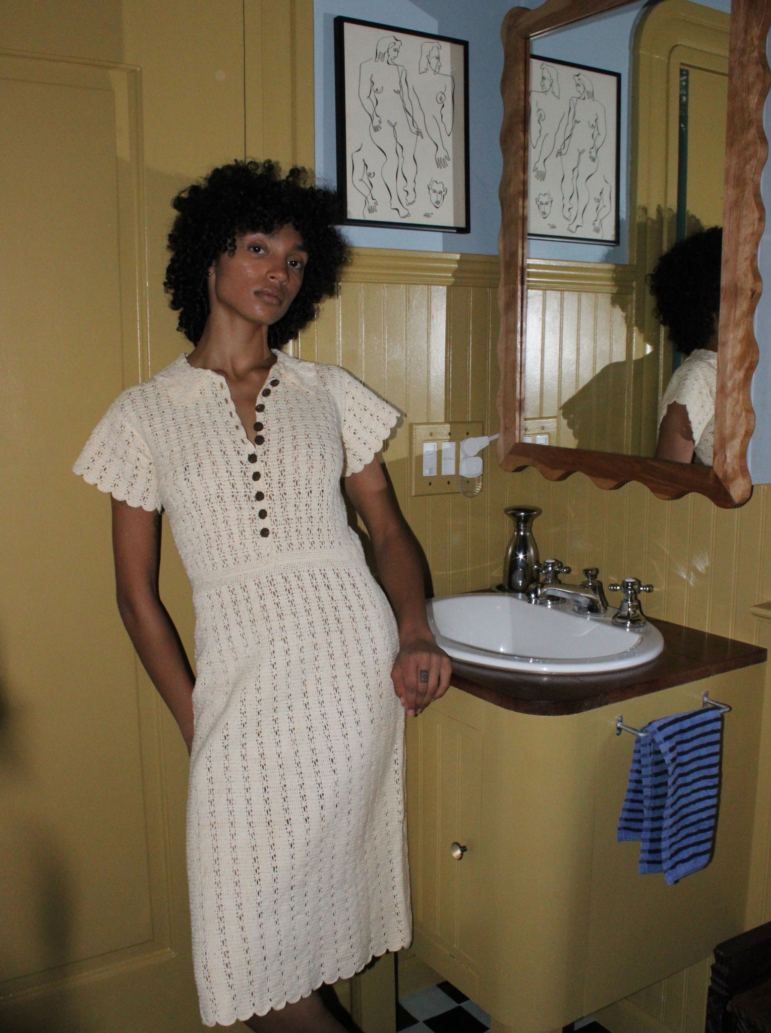30s Crochet Dress