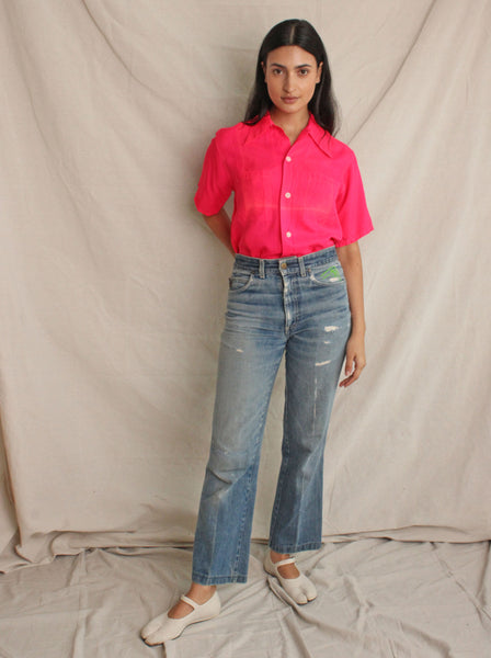 40s Day Glo Loop Collar Shirt