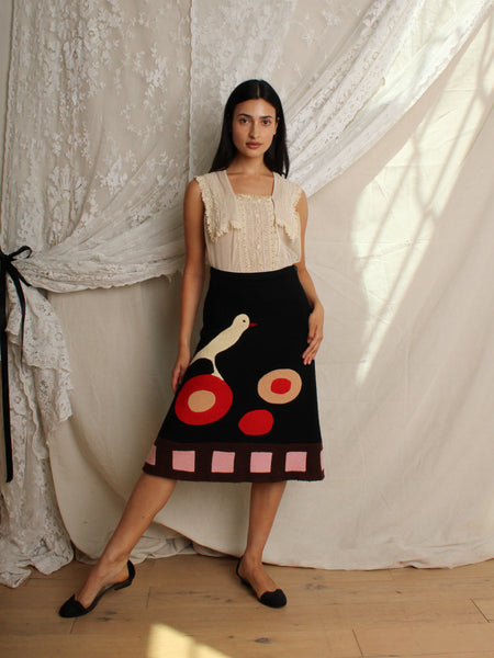 Dirk Van Saene Bird Skirt