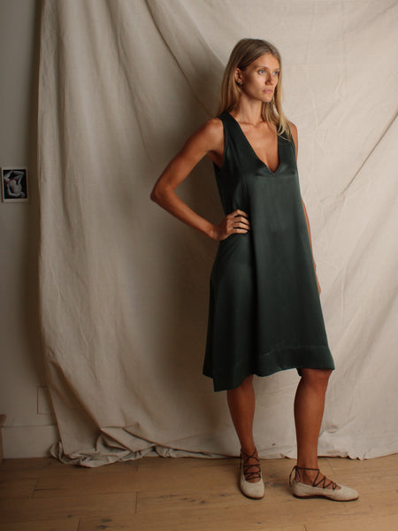 Dries van Noten Deep V Dress