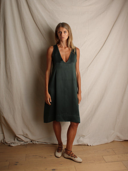 Dries van Noten Deep V Dress