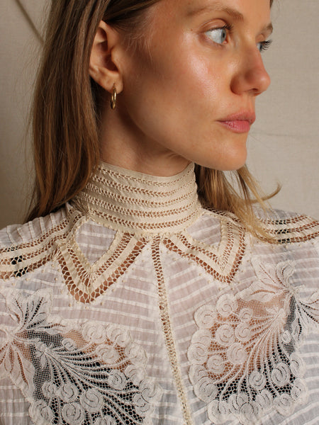 Victorian Two-Piece Pin Tucked Ensemble