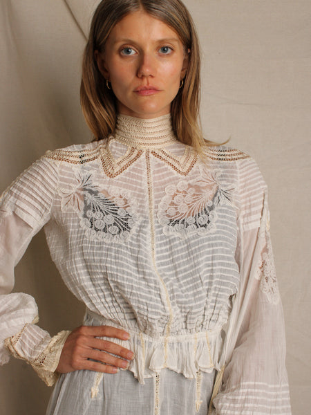 Victorian Two-Piece Pin Tucked Ensemble