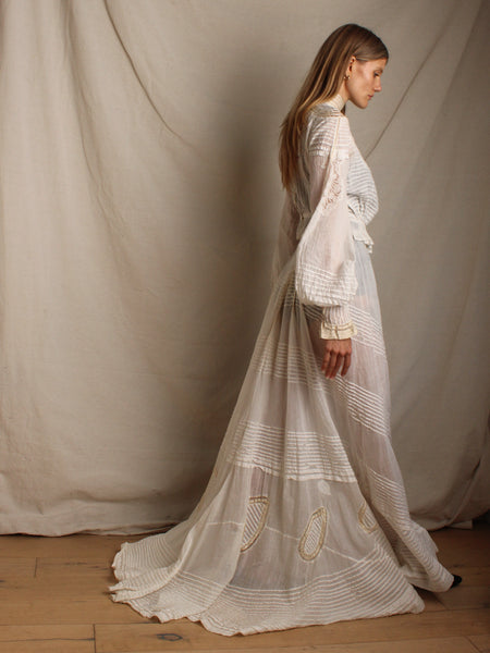 Victorian Two-Piece Pin Tucked Ensemble
