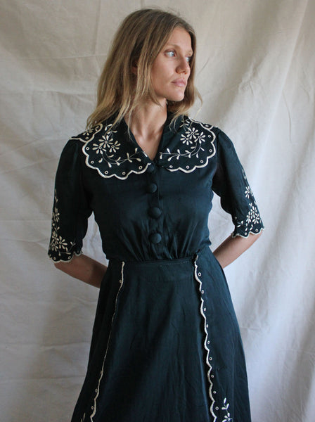 Edwardian Embroidered Dress