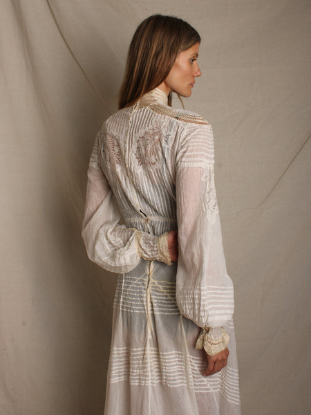 Victorian Two-Piece Pin Tucked Ensemble
