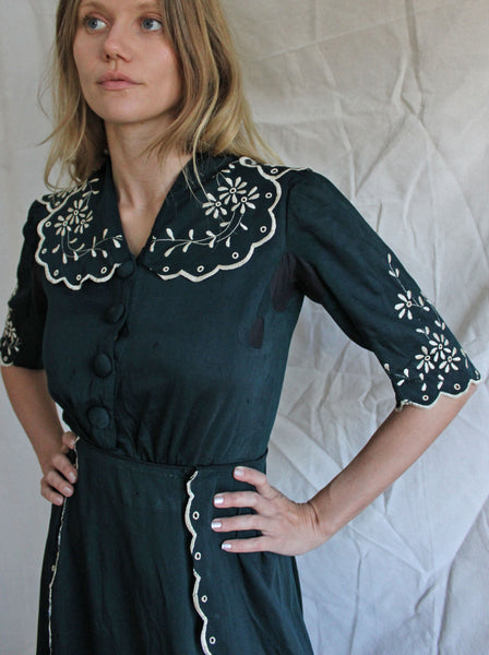 Edwardian Embroidered Dress