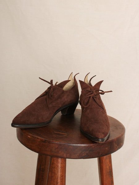 Fendi Suede Booties