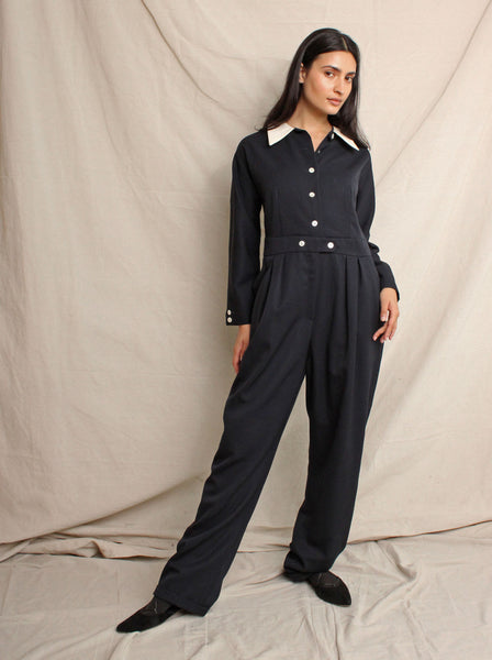Geoffrey Beene Collared Jumpsuit
