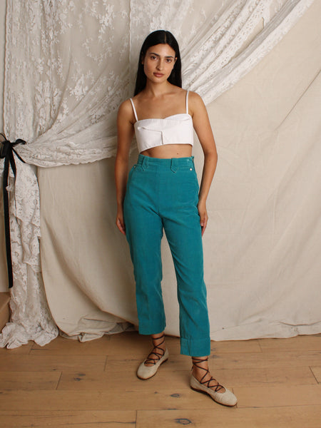 40s/50s H Bar C Corduroy Side Zips