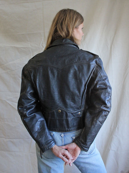 40s Hercules Leather Motorcycle Jacket
