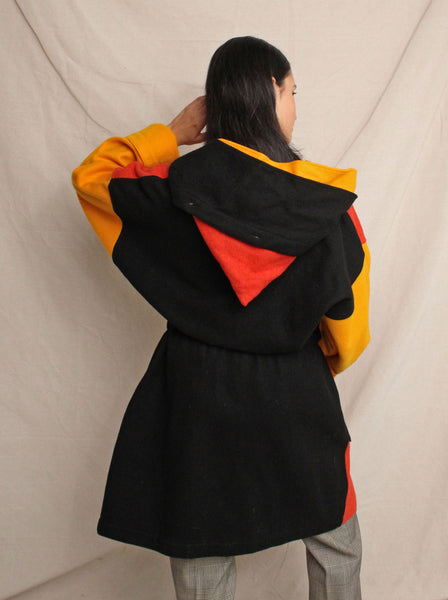 JC de Castelbajac Color Block Coat