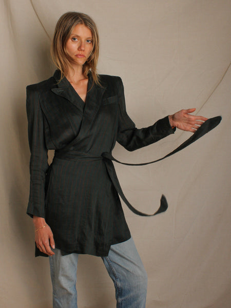Jean Paul Gaultier Striped Linen Jacket