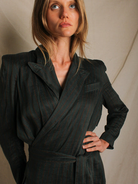 Jean Paul Gaultier Striped Linen Jacket