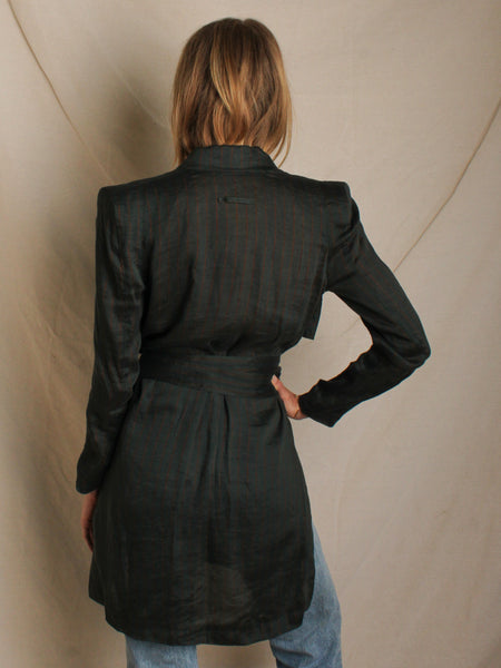 Jean Paul Gaultier Striped Linen Jacket