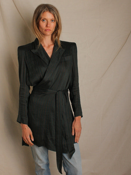 Jean Paul Gaultier Striped Linen Jacket