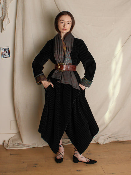 Kenzo Reversible Patchwork Corduroy Coat