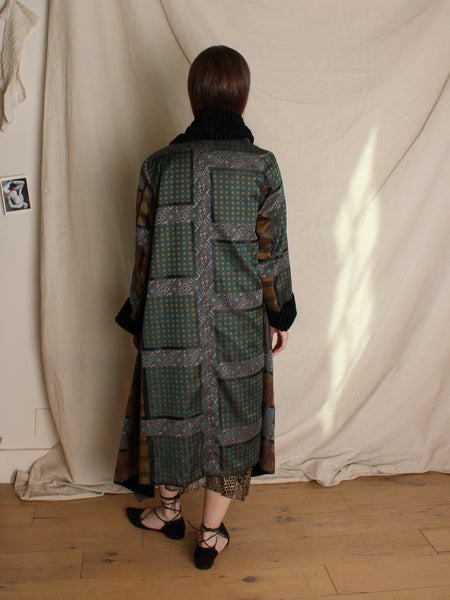 Kenzo Reversible Patchwork Corduroy Coat