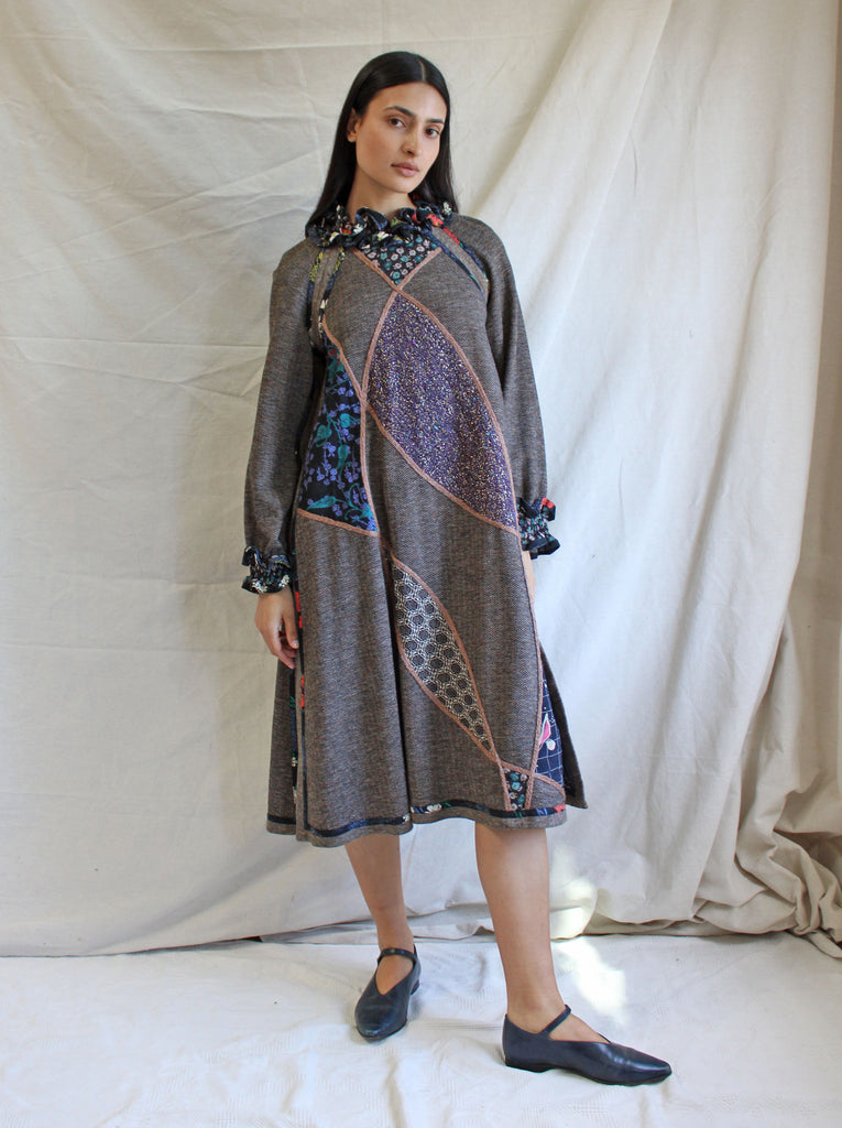 Koos van den Akker Patchwork Tunic Dress – Here Studio