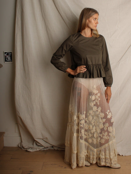 Molly Goddard Peplum Top