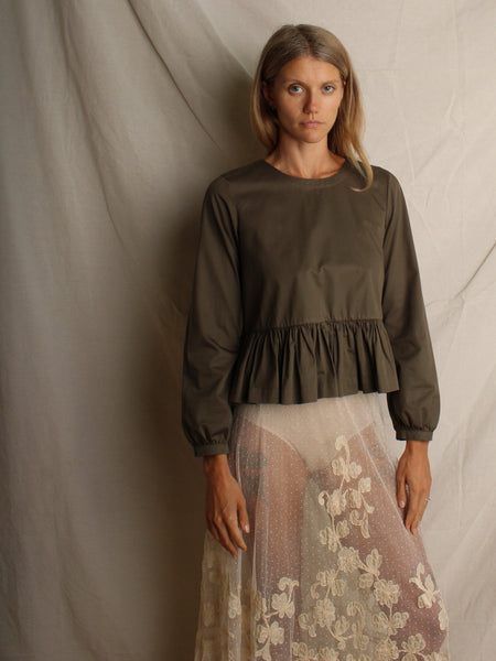 Molly Goddard Peplum Top