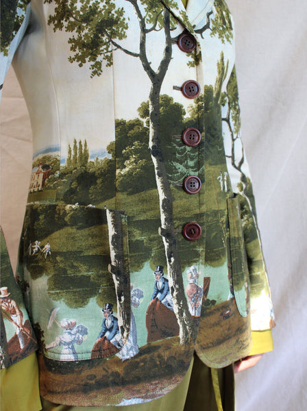 Moschino Scenic Painting Blazer