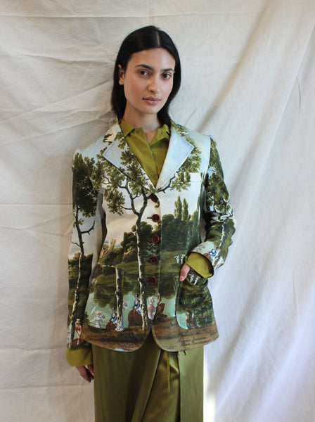 Moschino Scenic Painting Blazer