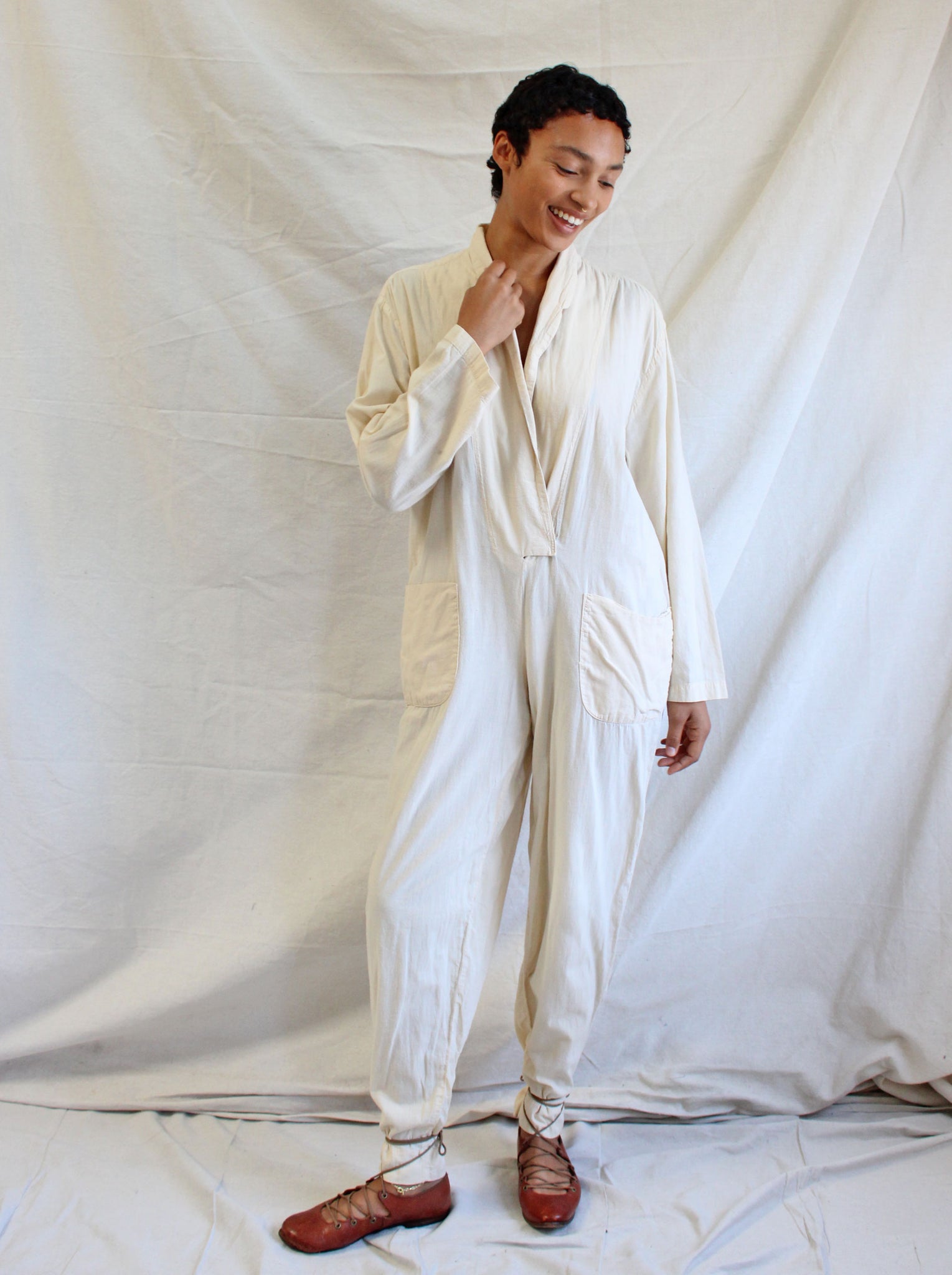 Norma Kamali Cotton Coveralls