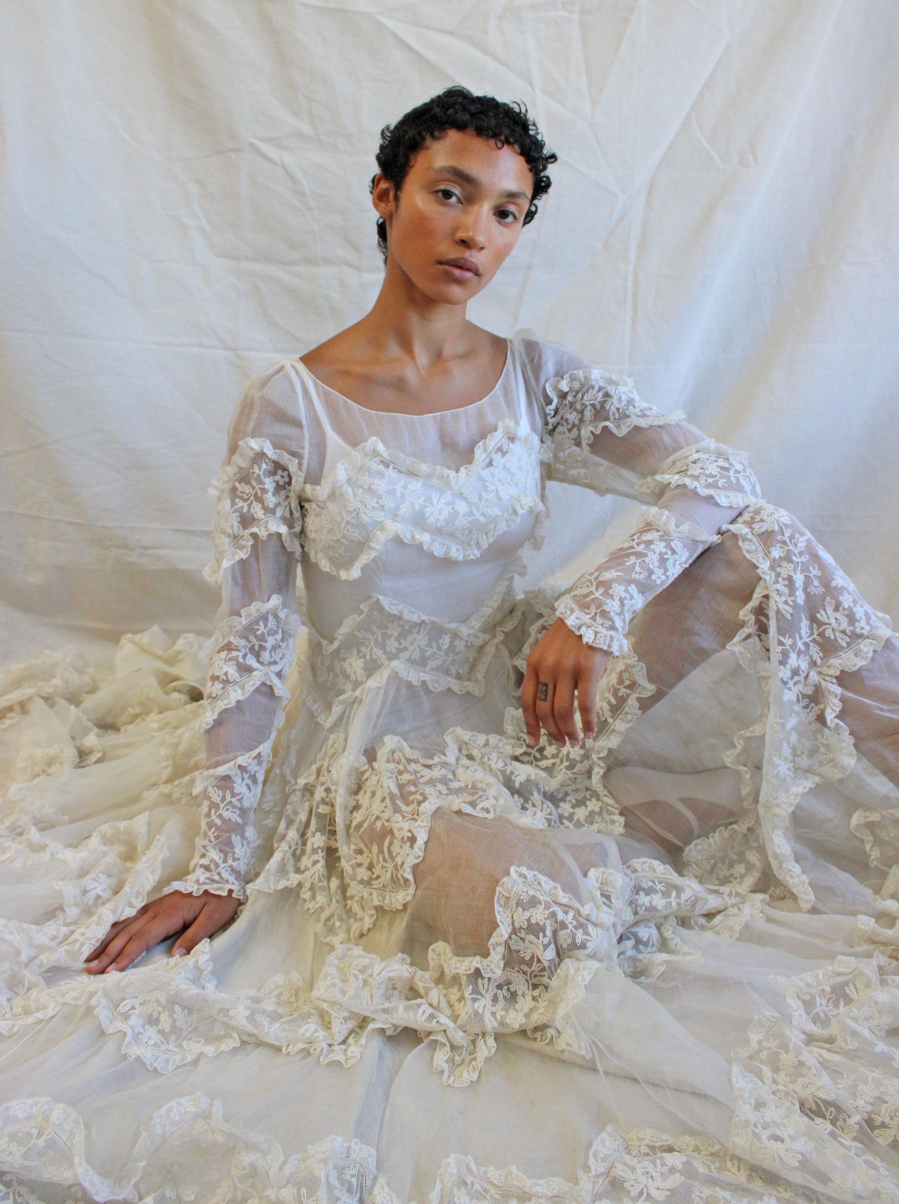 スーツ・フォーマル・ドレス CUT SEW LACE HARNESS DRESS CUT SEW LACE HARNESS DRESS スーツ・フォーマル・ドレス