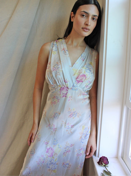 40s Floral Slip Dress