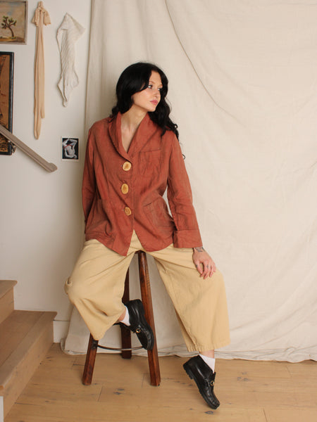 Romeo Gigli Terra Cotta Jacket