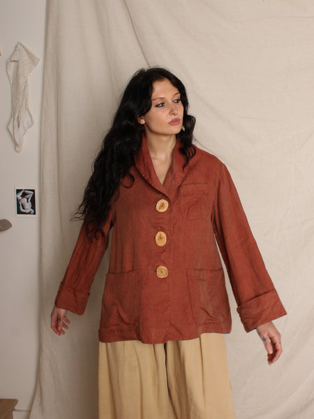 Romeo Gigli Terra Cotta Jacket
