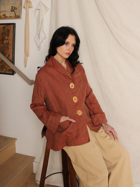 Romeo Gigli Terra Cotta Jacket