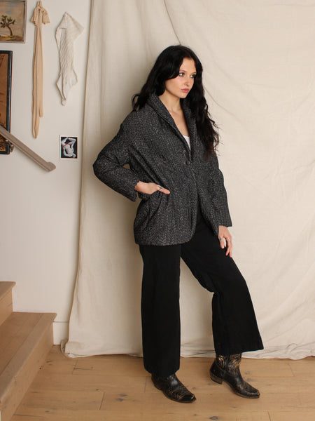 Romeo Gigli Herringbone Puffer