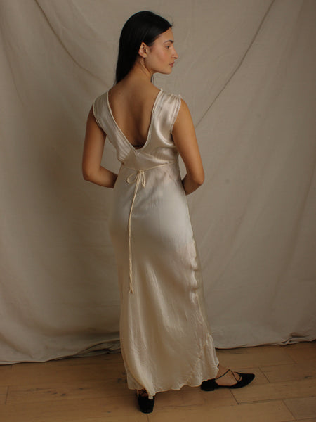 40s Silk Slip Dress