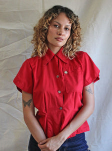 40s Slant Pocket Top