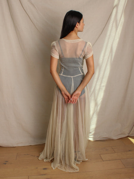 40s Tulle Gown