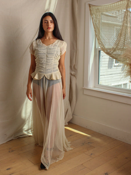 40s Tulle Gown