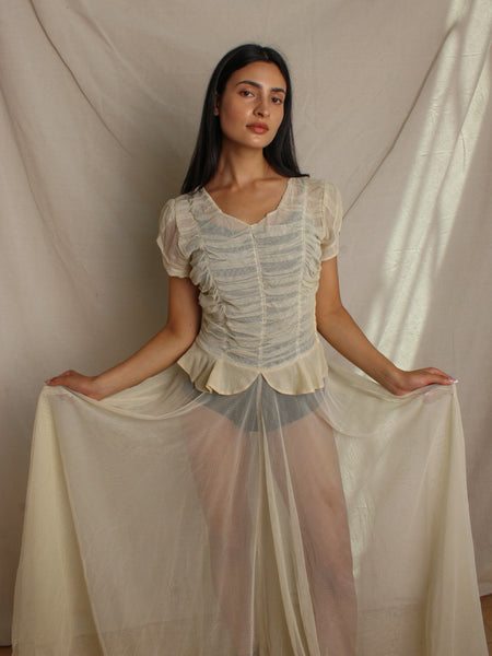40s Tulle Gown