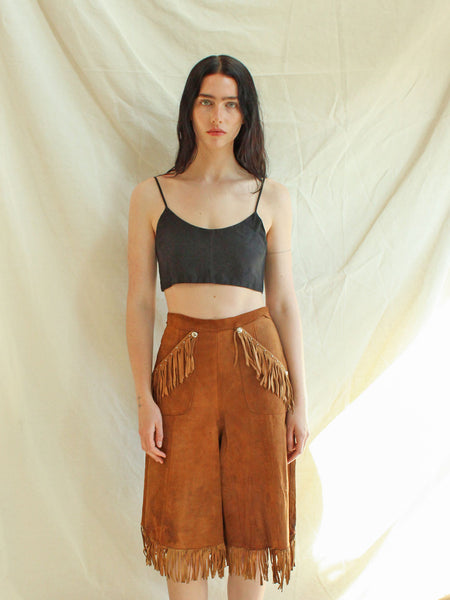 40s Studded Suede Culottes