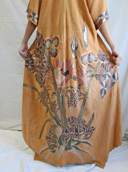 Painted Suede Duster