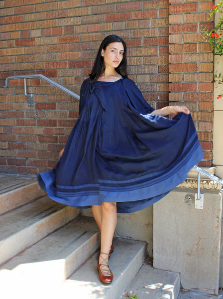 Comme des Garçons Navy Tent Dress