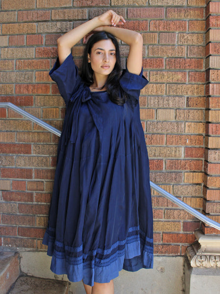 Comme des Garçons Navy Tent Dress