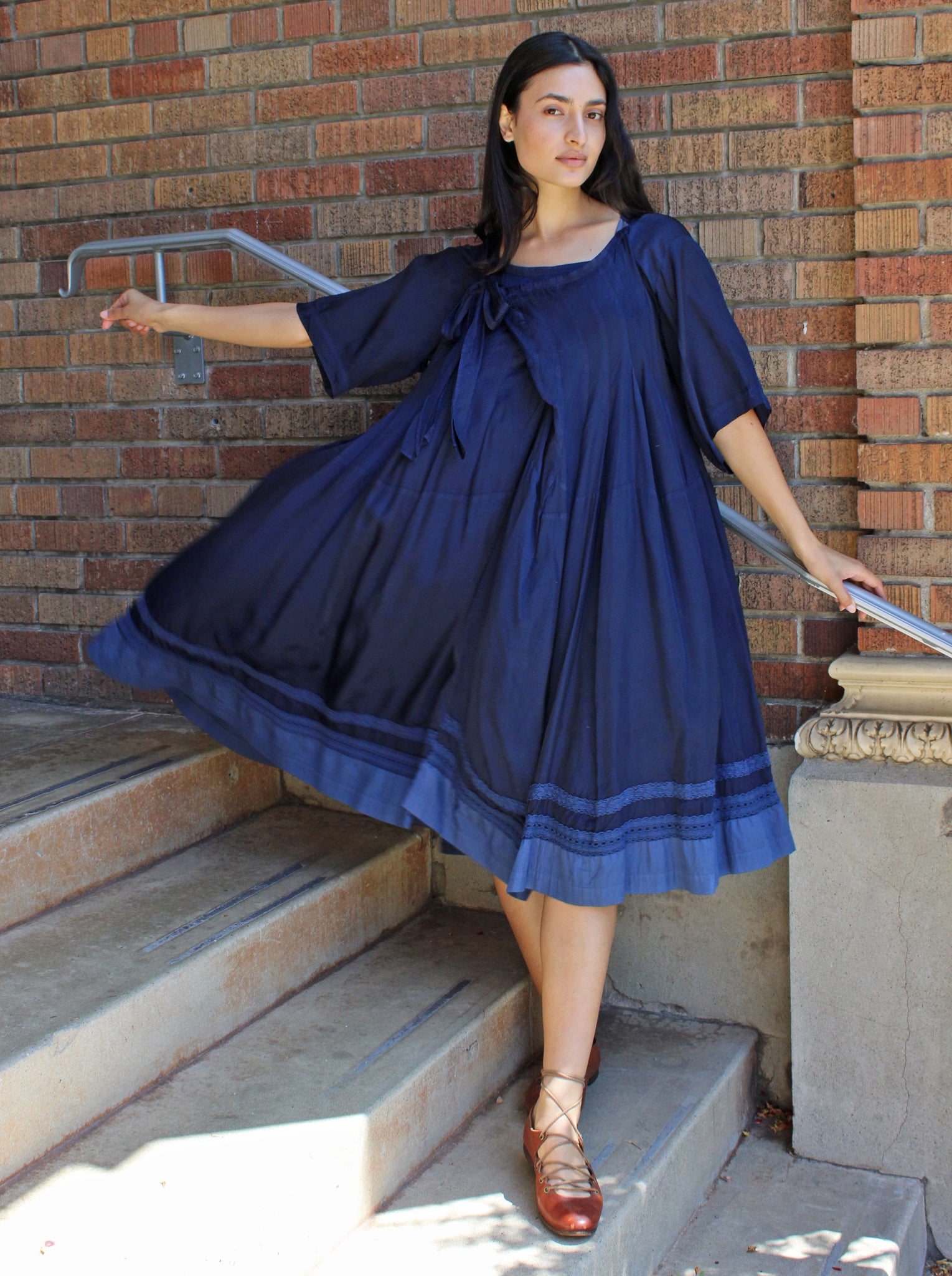 Comme des Garçons Navy Tent Dress