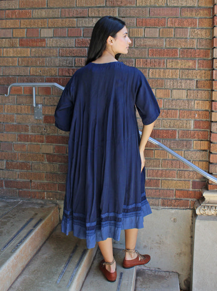 Comme des Garçons Navy Tent Dress