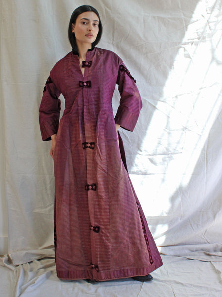 Victorian Silk Walking Coat